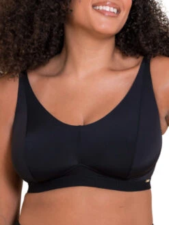 Curvy Kate Zen Non-Wired Bralette - Black