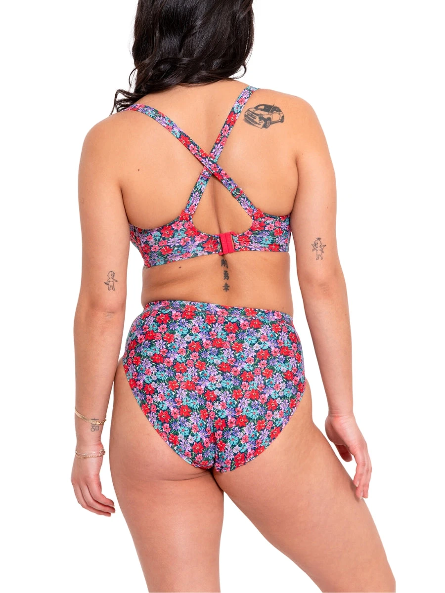 Curvy Kate Kitsch Kate Balcony Bikini Top - Floral Print - Image 5