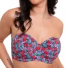 Curvy Kate Kitsch Kate Bandeau Bikini Top - Floral Print