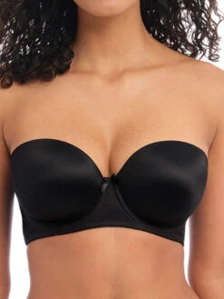 FREYA Deco Strapless Moulded Bra - Black