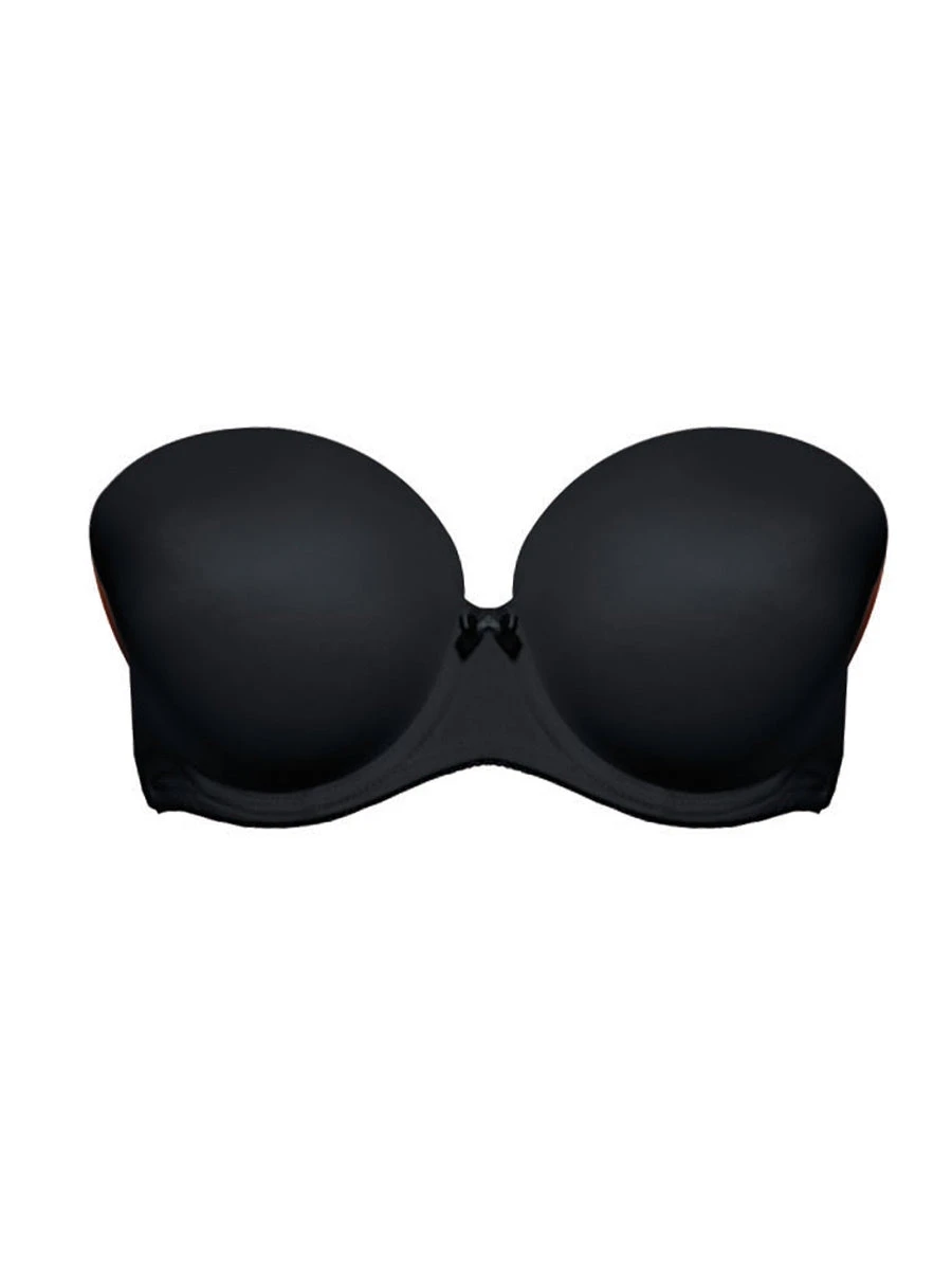 FREYA Deco Strapless Moulded Bra - Black - Image 7