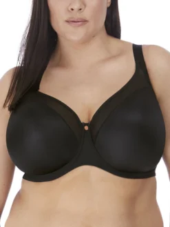 ELOMI Smooth Moulded T-Shirt Bra - Black