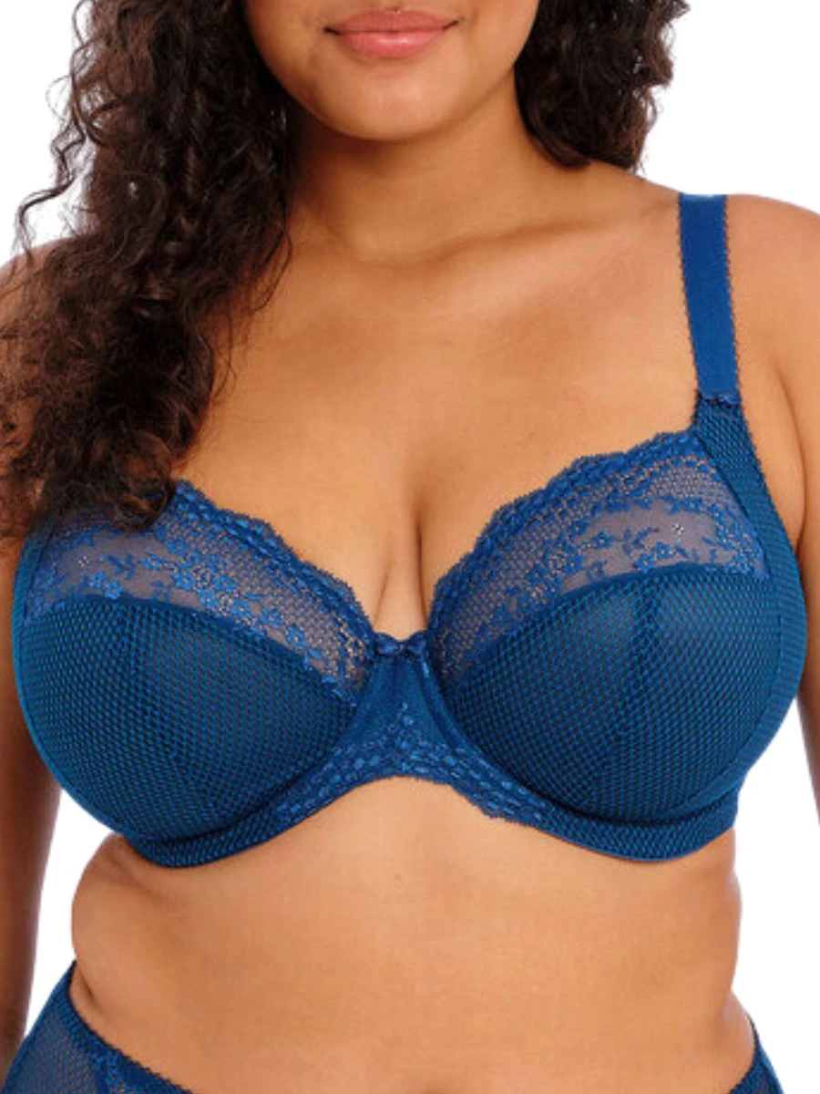 ELOMI Charley Stretch Plunge Bra - Petrol