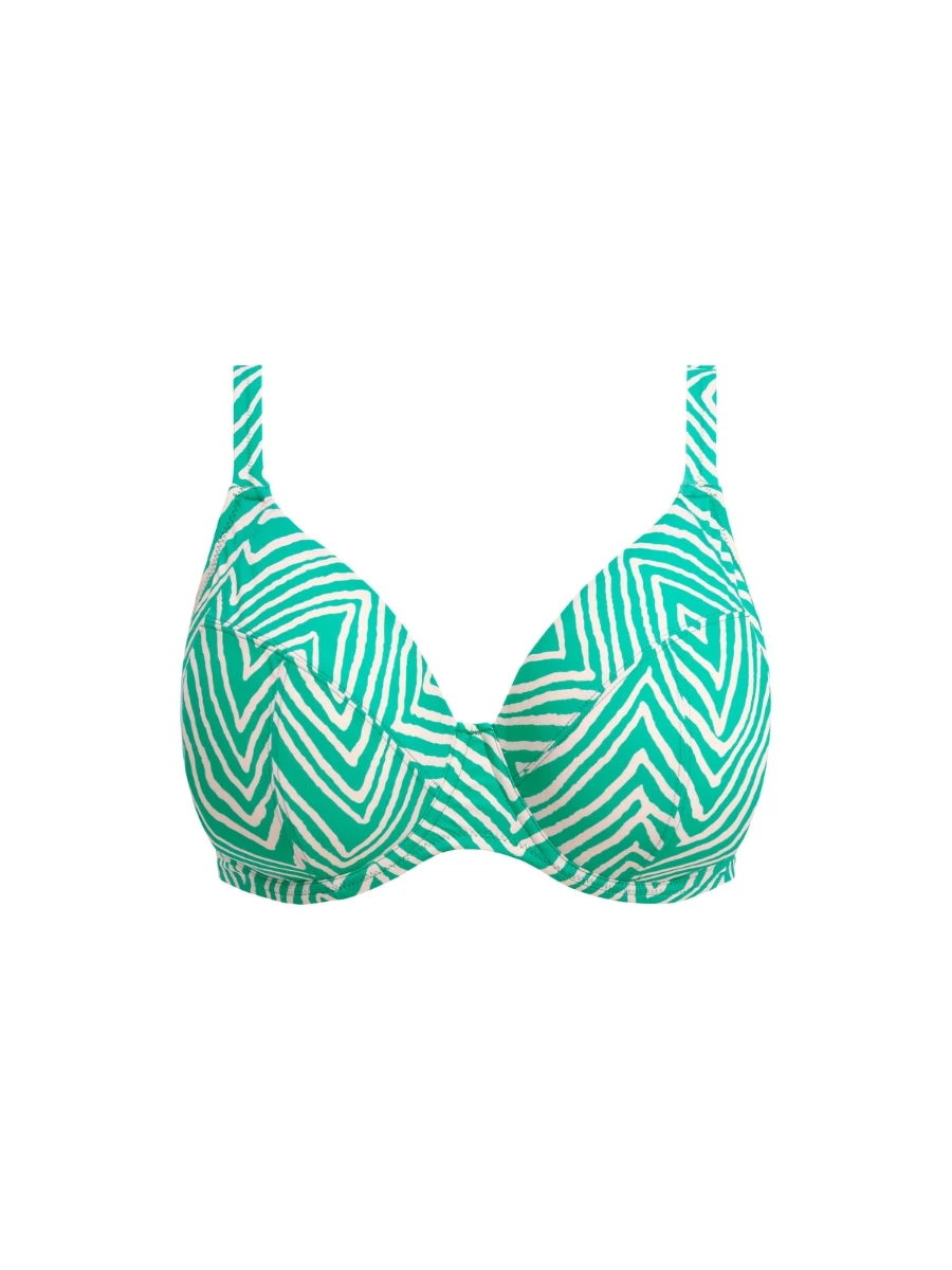 ELOMI Fiji Falls Plunge Bikini Top - Marine - Image 5