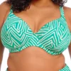 ELOMI Fiji Falls Plunge Bikini Top - Marine