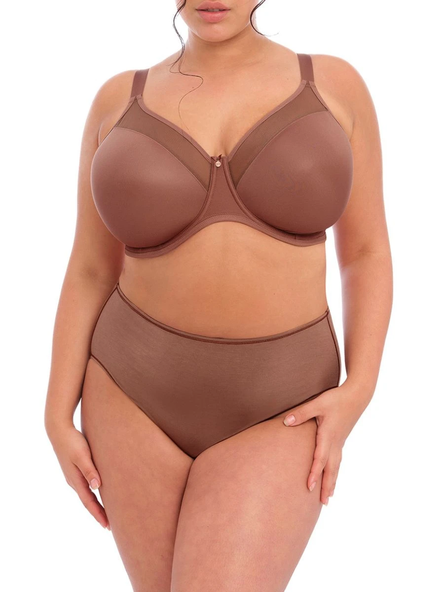 ELOMI Smooth Moulded T-Shirt Bra - Clove - Image 3