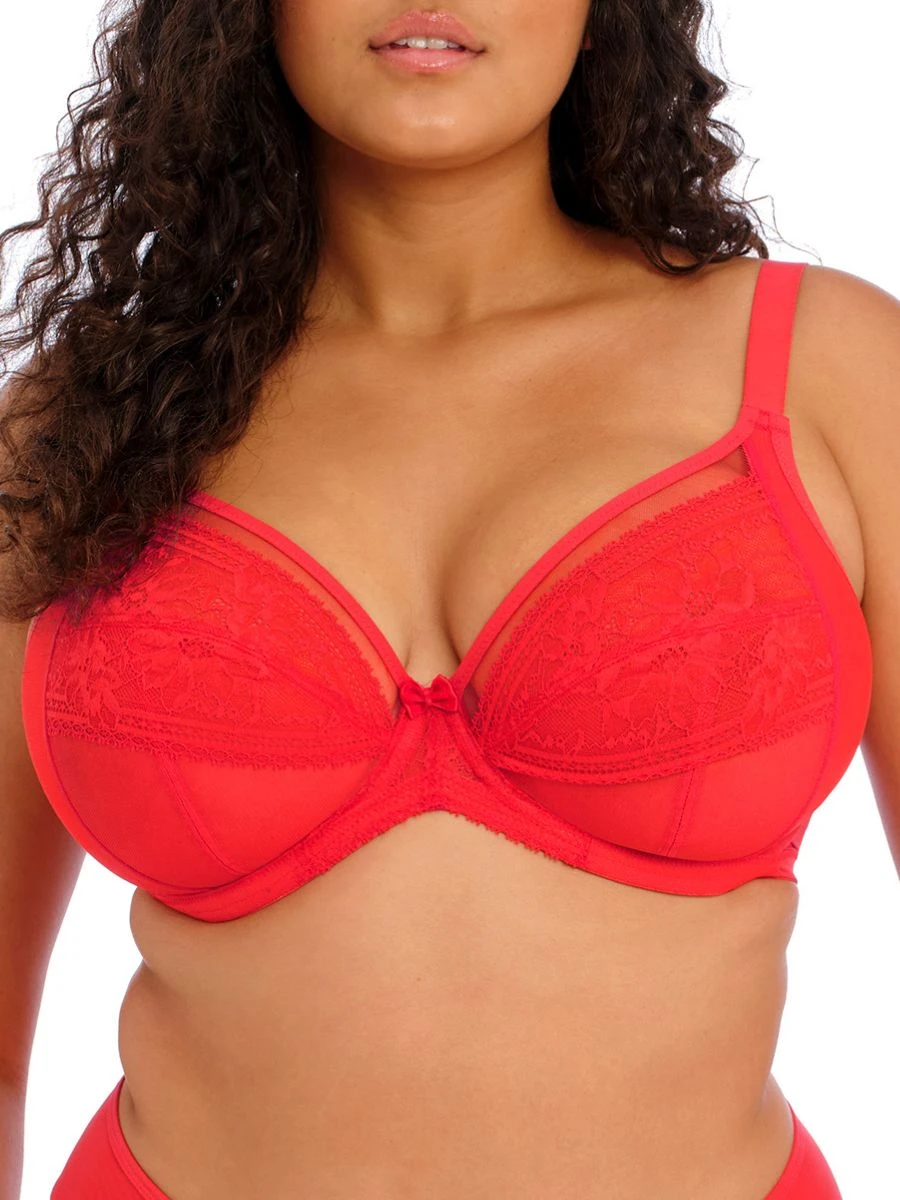 ELOMI Kendra Plunge Bra - Cherry
