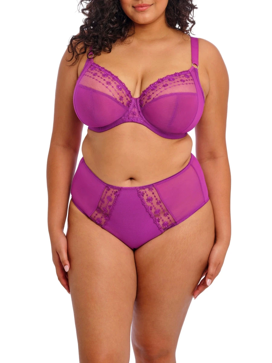 ELOMI Matilda Plunge Bra - Hollyhock - Image 4