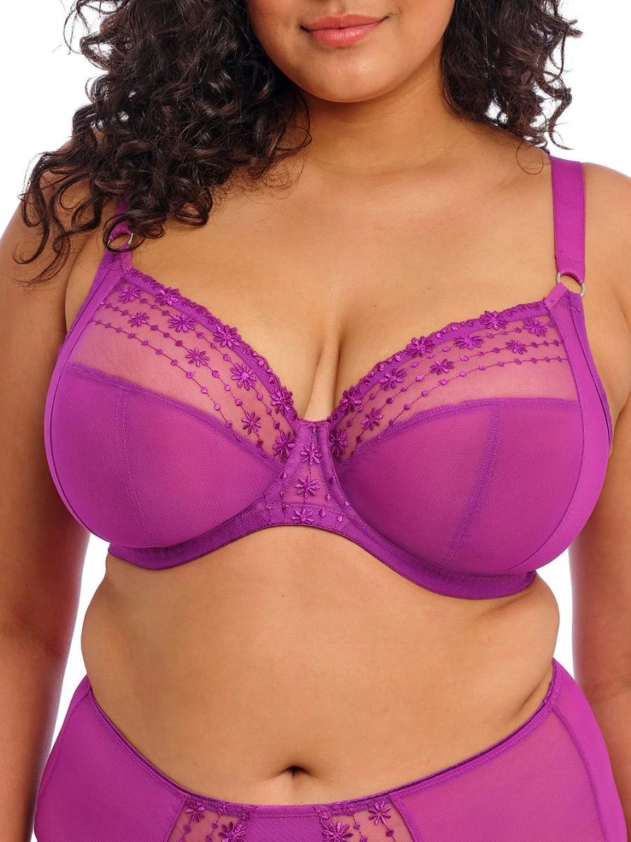 ELOMI Matilda Plunge Bra - Hollyhock