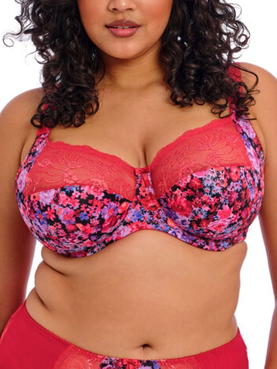 ELOMI Morgan Printed Full Cup Bra - Sunset Meadow