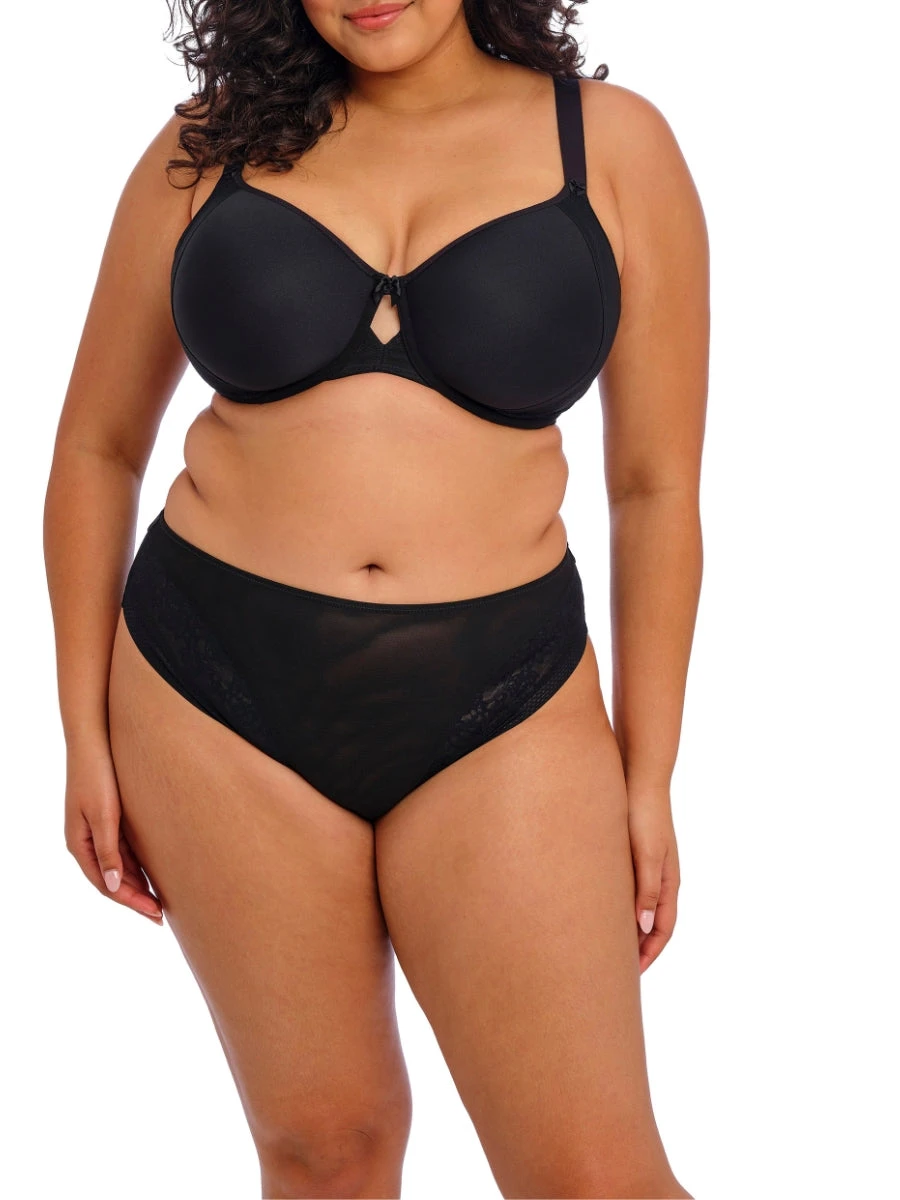 ELOMI Nerina Moulded Spacer Bra - Black - Image 3