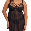 ELOMI Sachi Babydoll - Black
