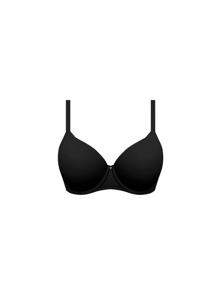FANTASIE Aura Moulded T-Shirt Bra - Black - Image 5