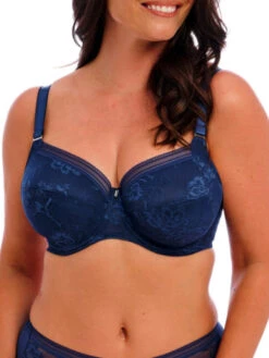 FANTASIE Fusion Lace Side Support Bra - French Navy
