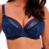 FANTASIE Fusion Lace Plunge Bra - French Navy