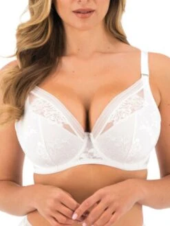 FANTASIE Fusion Lace Plunge Bra - White