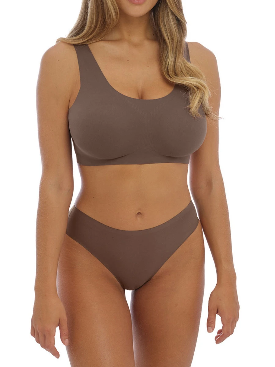 FANTASIE Smoothease Non Wired Bralette - Coffee Roast - Image 3