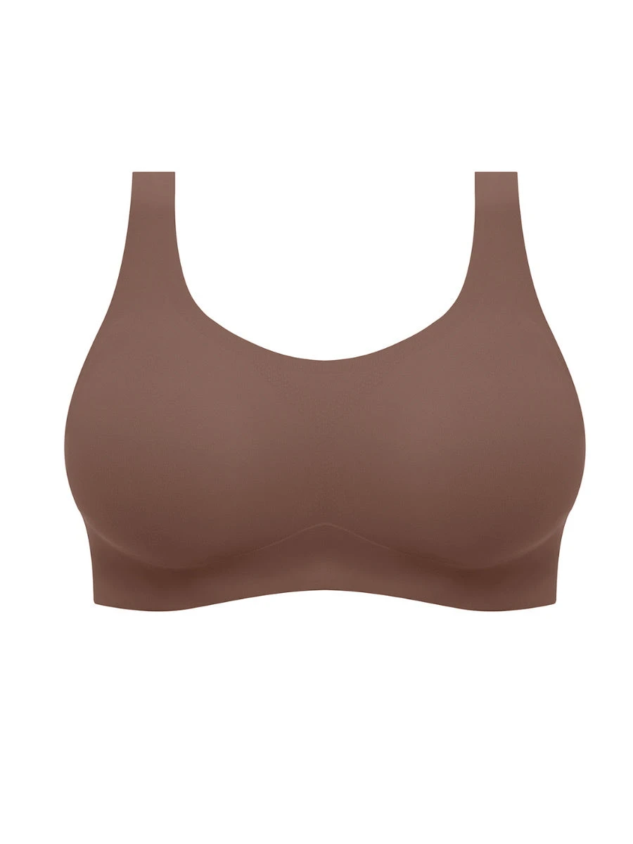 FANTASIE Smoothease Non Wired Bralette - Coffee Roast - Image 4