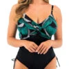 FANTASIE Saint Lucia Twist Front Swimsuit - Black