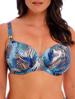 FANTASIE Seraya Sands Full Cup Bikini Top - Denim