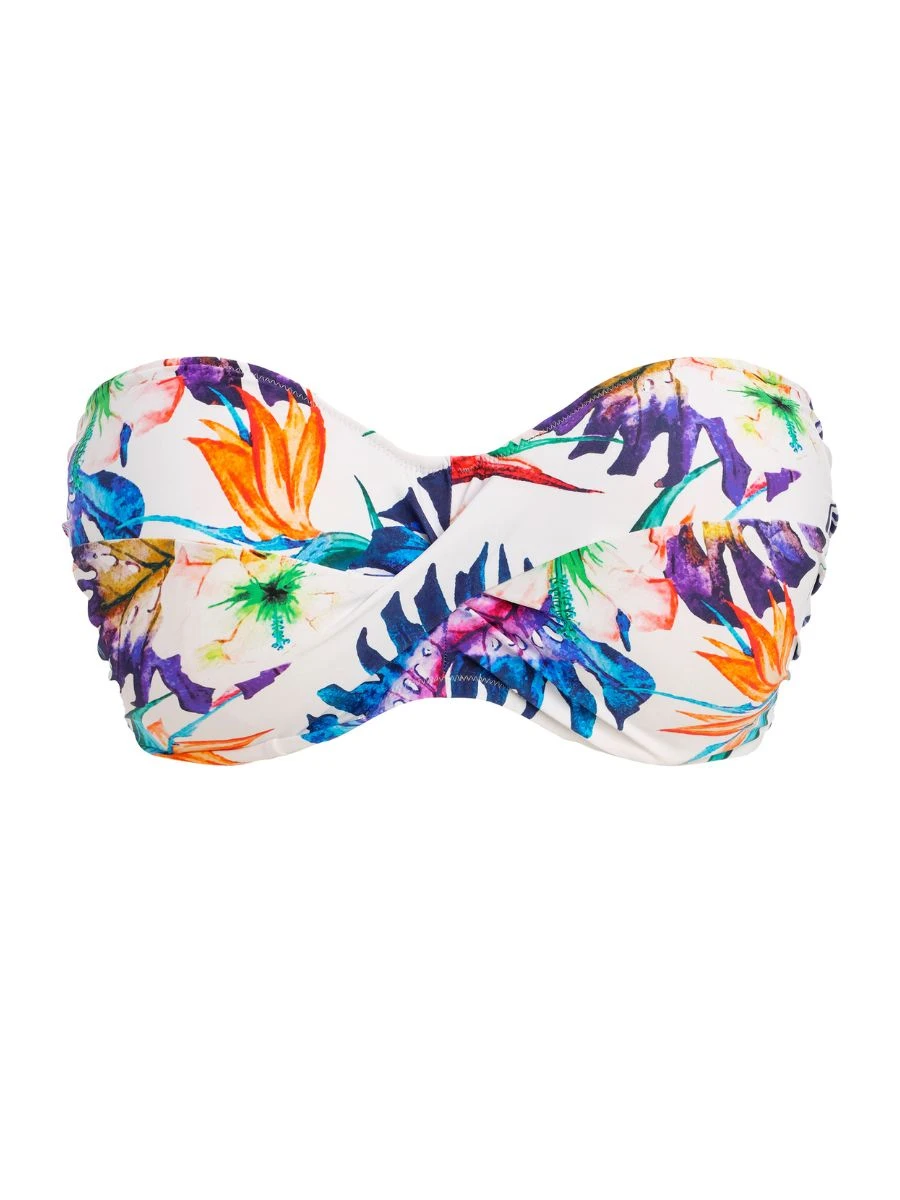 FANTASIE Paradiso Twist Bandeau Bikini Top - Multi - Image 6