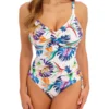 FANTASIE Paradiso Twist Front Adjustable Leg Swimsuit - Multi