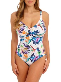 FANTASIE Paradiso Twist Front Adjustable Leg Swimsuit - Multi
