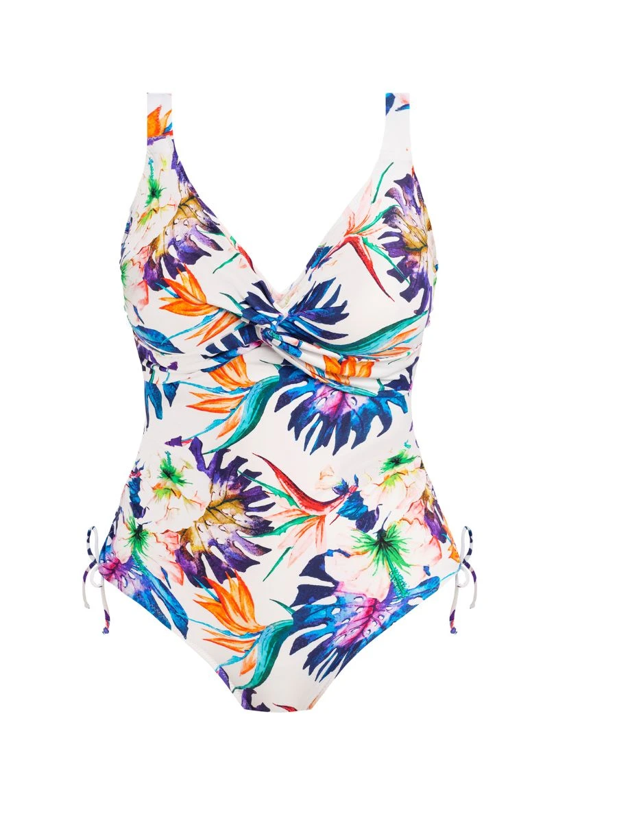 FANTASIE Paradiso Twist Front Adjustable Leg Swimsuit - Multi - Image 5
