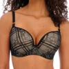 FREYA Fatale Moulded Plunge T-Shirt Bra - Noir