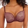 FREYA Tailored Plunge T-Shirt Bra - Dark Cherry