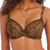 FREYA Wild Side Plunge Bra - Leopard