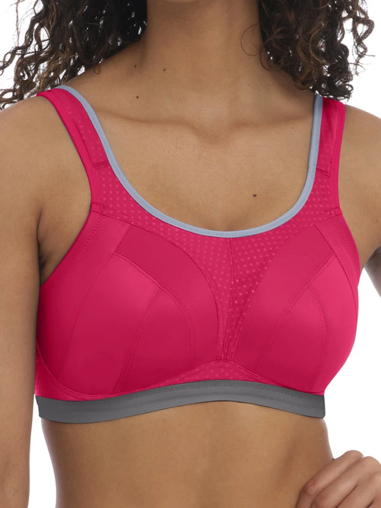 FREYA Dynamic Non-Wired Sports Bra - Hot Crimson