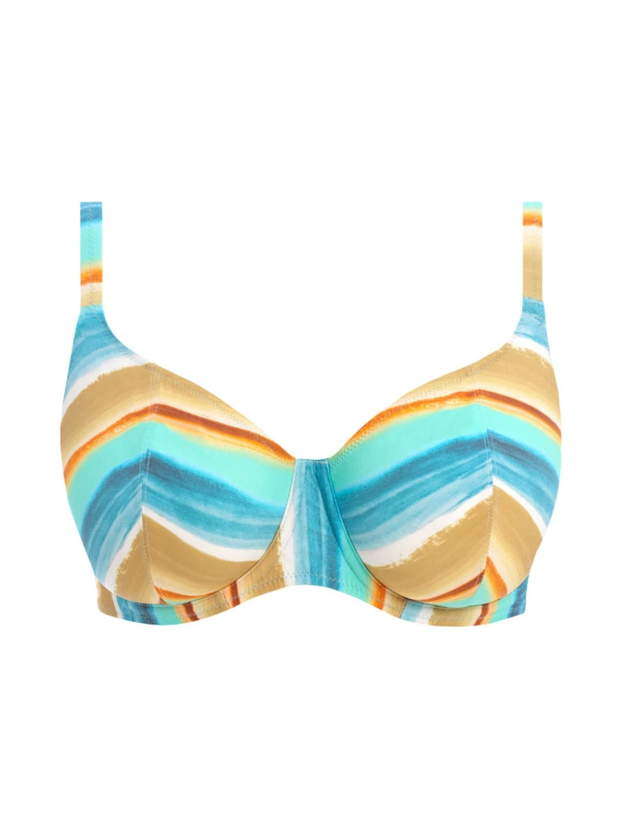 FREYA Castaway Island Plunge Bikini Top - Multi - Image 7