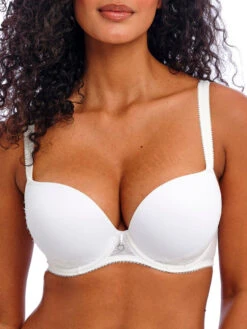 FREYA Fascinate Moulded Plunge T-Shirt Bra - White