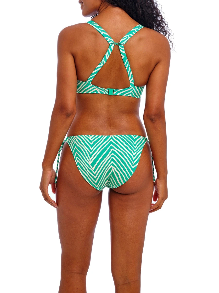 FREYA Fiji Falls High Apex Bikini Top - Marine - Image 6