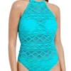 FREYA Sundance High Neck Swimsuit - Deep Ocean