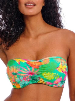 FREYA Isla Margarita Bandeau Bikini Top - Jade