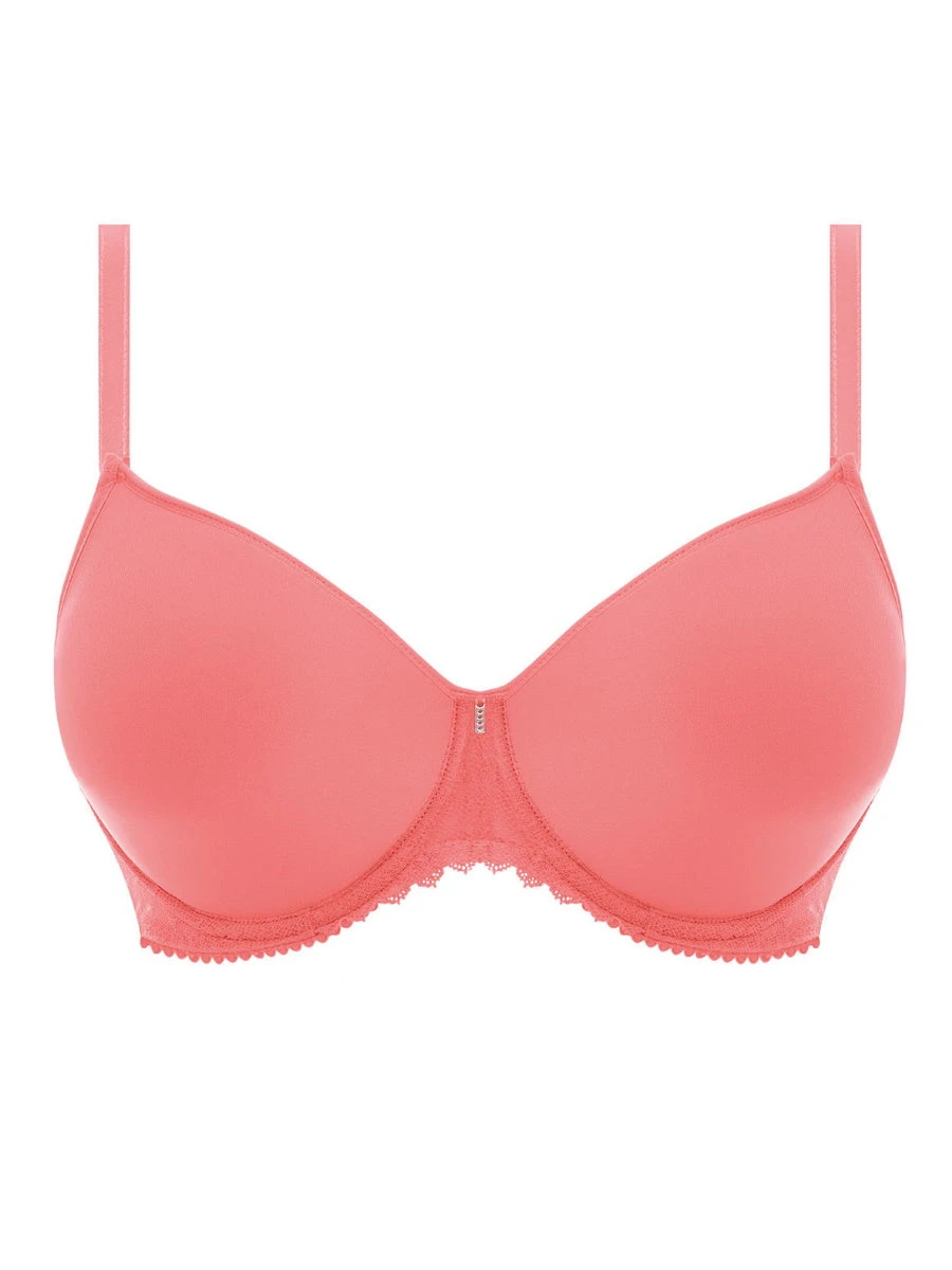 FREYA Signature Moulded Spacer Bra - Hot Coral - Image 3