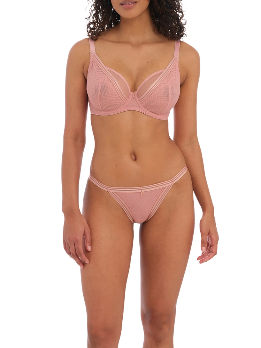 FREYA Tailored High Apex Plunge Bra - Ash Rose - Image 3