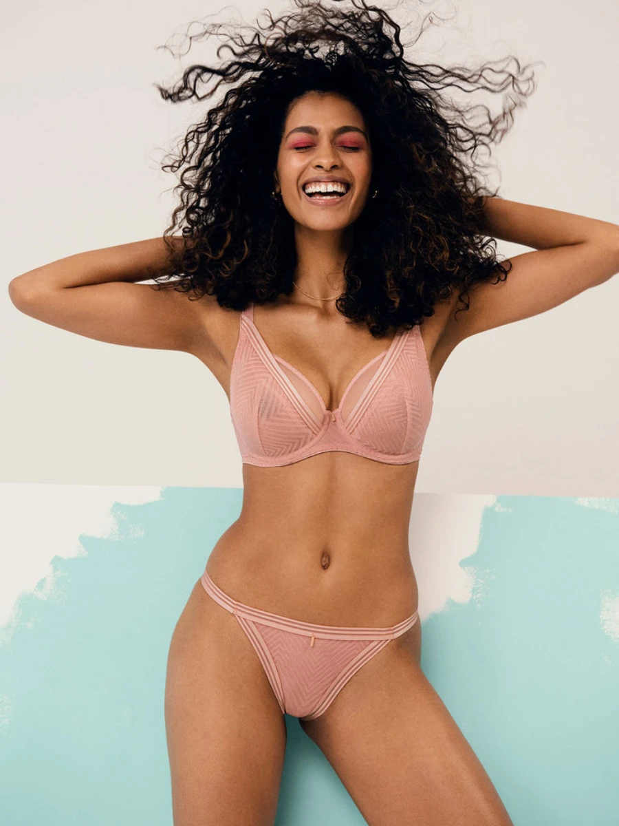 FREYA Tailored High Apex Plunge Bra - Ash Rose - Image 2