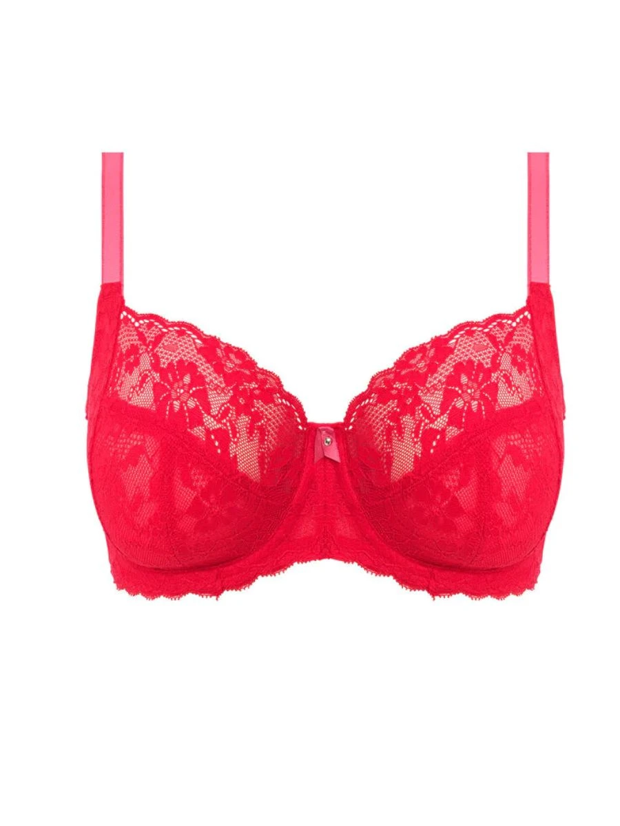 FREYA Offbeat Side Support Bra - Chilli Red - Image 4