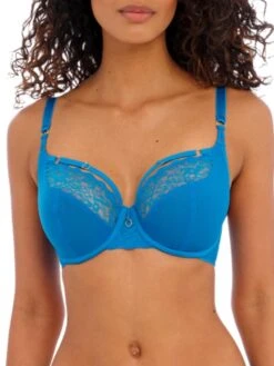 FREYA Temptress Plunge Bra - Med Blue