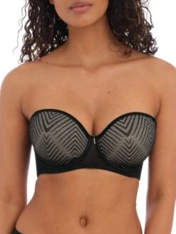 FREYA Tailored Moulded Strapless Bra - Black