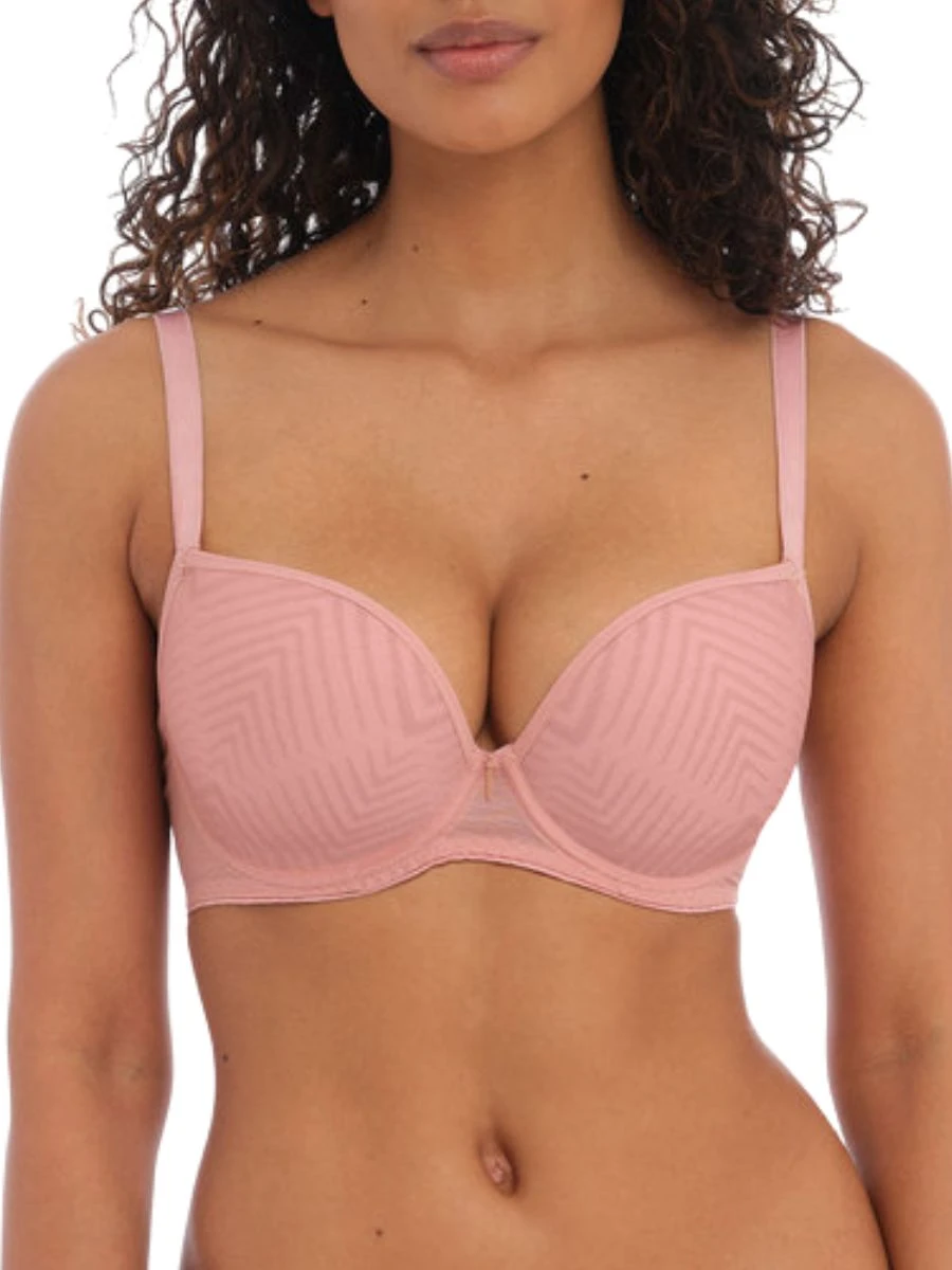 FREYA Tailored Plunge T-Shirt Bra - Ash Rose