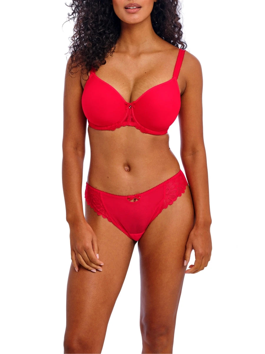 FREYA Loveland Moulded Spacer Bra - Bombshell Chilli Red - Image 3
