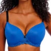 FREYA Offbeat Moulded Demi T-Shirt Bra - Dazzling Blue