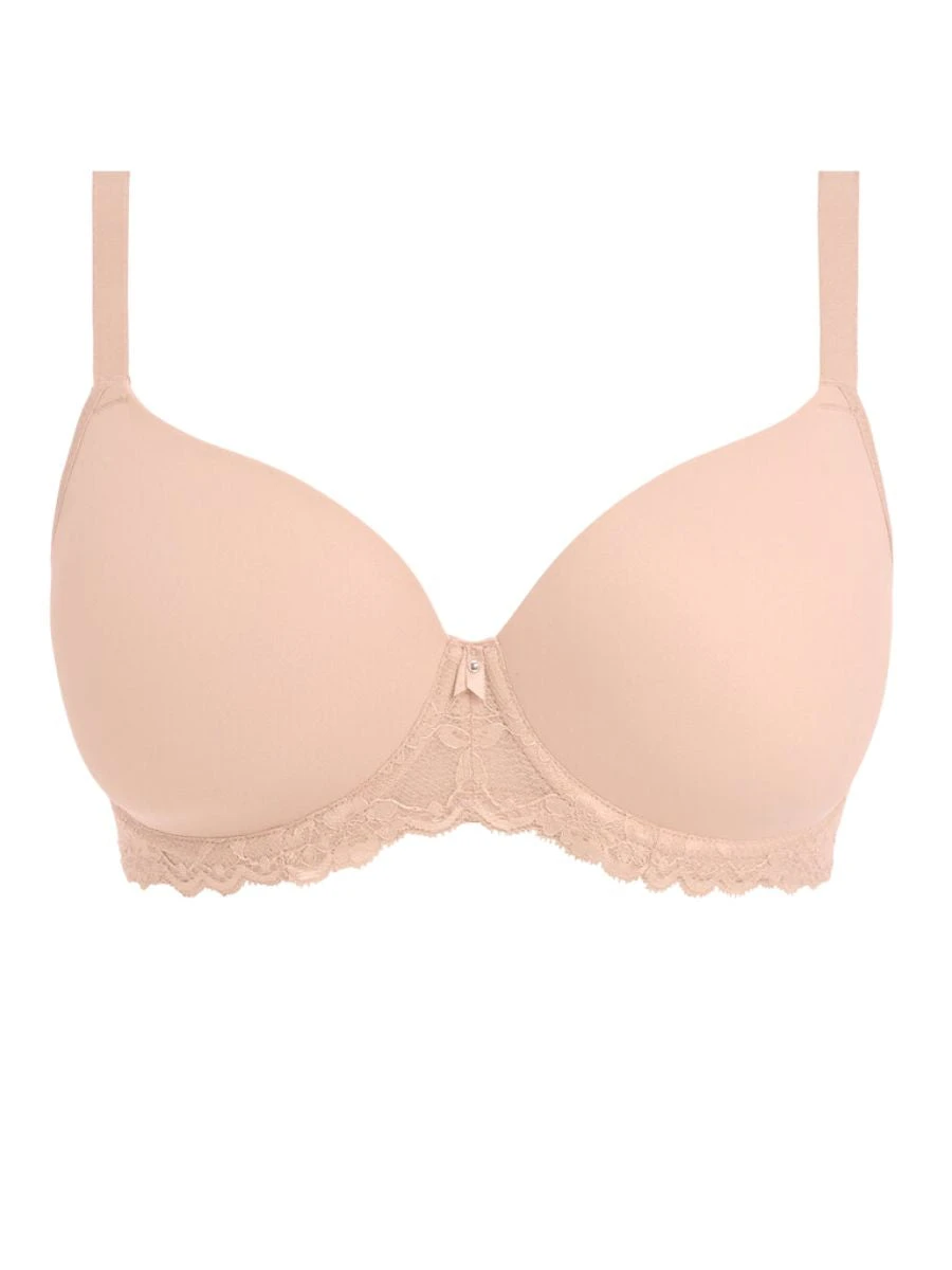 FREYA Offbeat Moulded Demi T-Shirt Bra - Natural Beige - Image 5