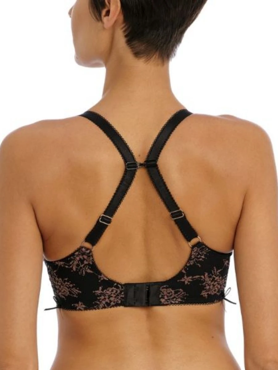 FREYA Offbeat Decadence Side Support Bra - Black - Image 3