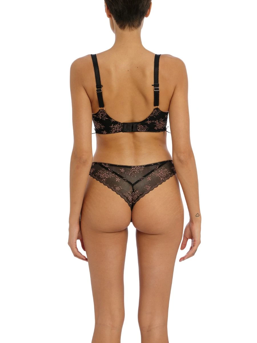 FREYA Offbeat Decadence Side Support Bra - Black - Image 5