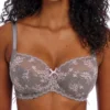 FREYA Offbeat Decadence Side Support Bra - Grey/Pink